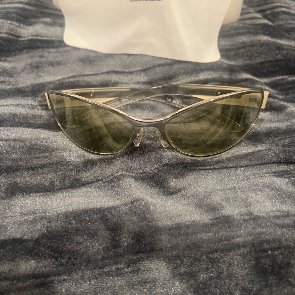Dolce & Gabbana Gold Gradient Lens Sunglasses Full Inclusion